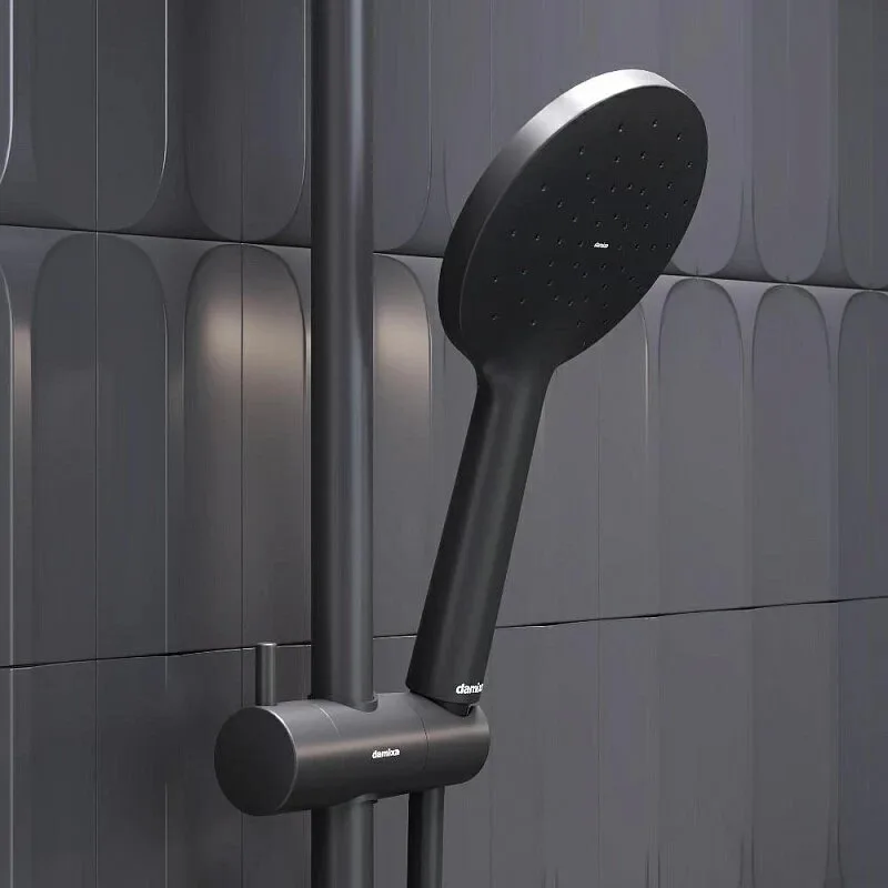 Душевая стойка Damixa Jupiter 977810300, черная матовая Sancos — официальный сайт
