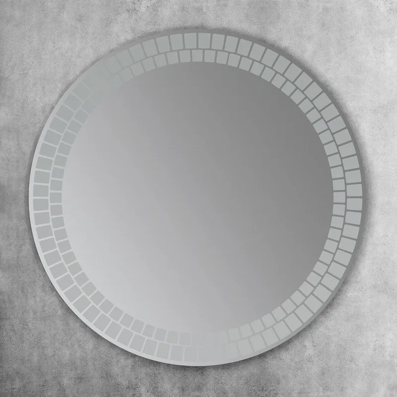 Зеркало круглое Art&Max Аcerra 100 с LED-подсветкой, 6000К Sancos — официальный сайт