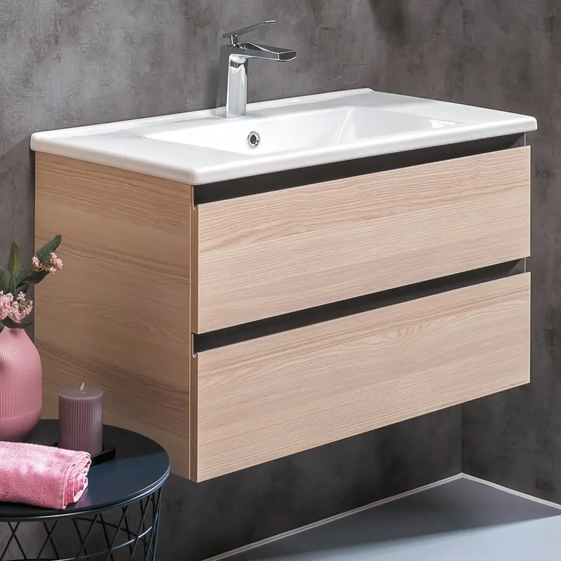 Тумба под раковину без столешницы Armadi Art Capolda 85 light wood Sancos — официальный сайт