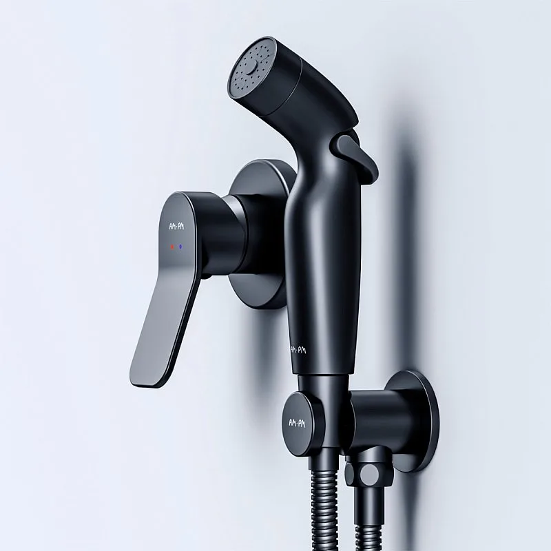 Гигиенический душ AM.PM X-Joy F40H85A22 С ВНУТРЕННЕЙ ЧАСТЬЮ, черный Sancos — официальный сайт