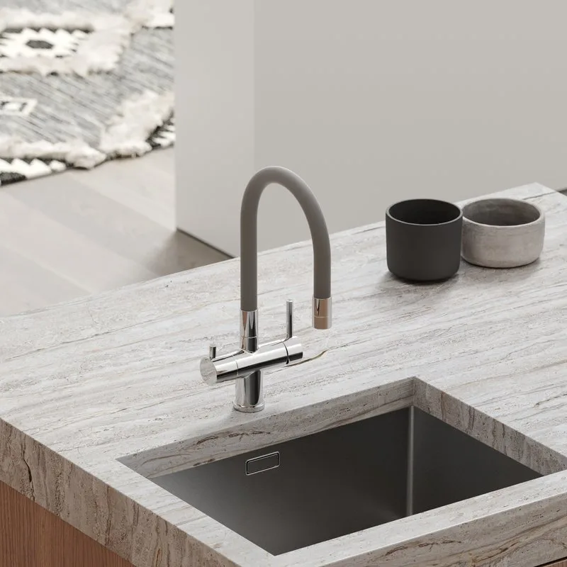 Смеситель для кухни Sancos Lucia SC4004CH с гибким изливом, хром Sancos — официальный сайт
