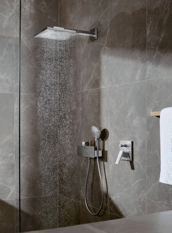 Шланговое подключение Hansgrohe Fixfit Porter 300 26456000, держатель для душа, хром Sancos — официальный сайт