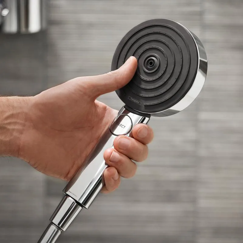 Душевая лейка Hansgrohe Pulsify Select 105 3jet 24111000 EcoSmart, хром Sancos — официальный сайт