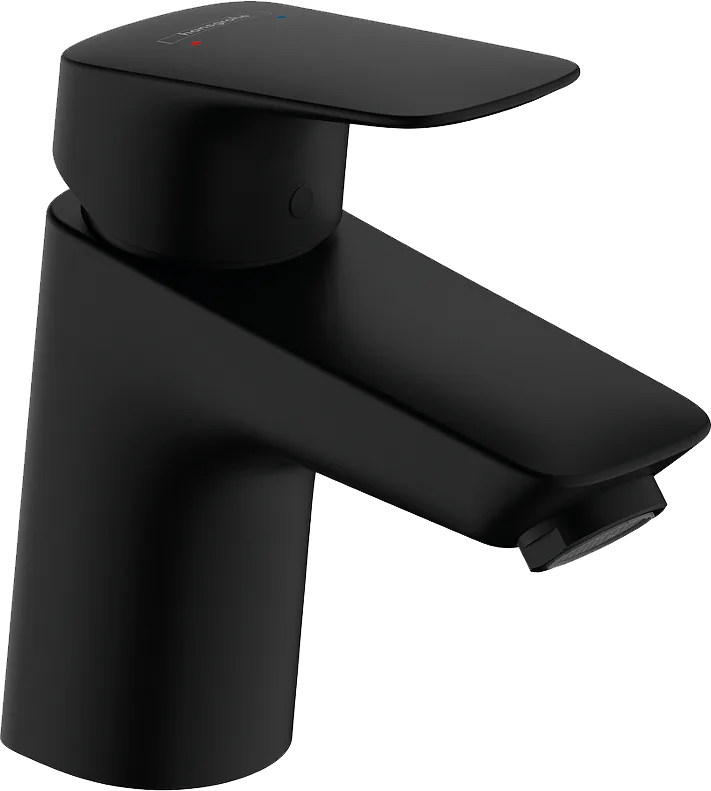 Смеситель для раковины Hansgrohe Logis 70 71077670 матовый черный Sancos — официальный сайт