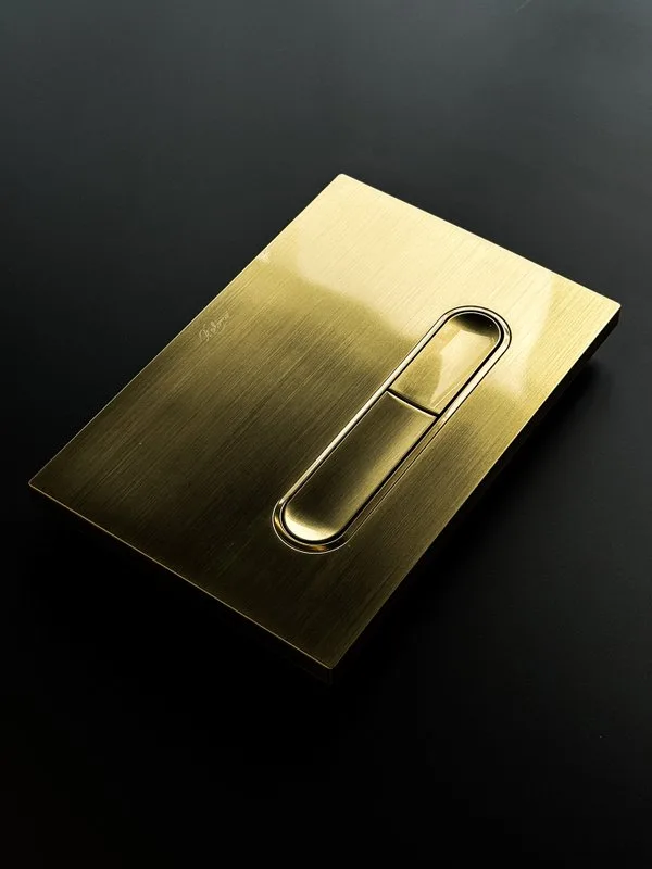 Кнопка смыва Boheme 667-MG matt gold Sancos — официальный сайт