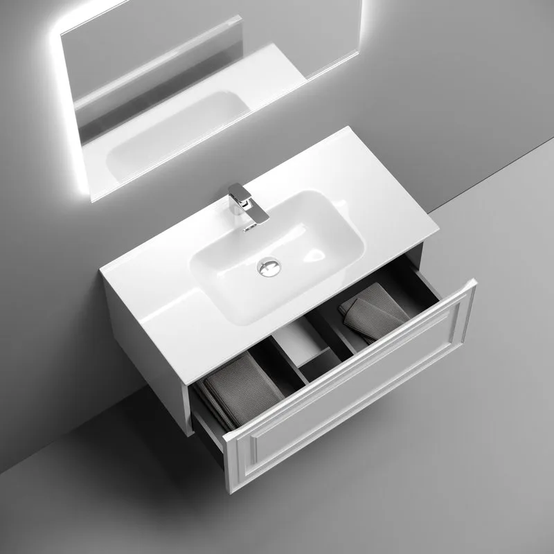 Тумба с раковиной Sancos Very 90 bianco, раковина CN7002 Sancos — официальный сайт