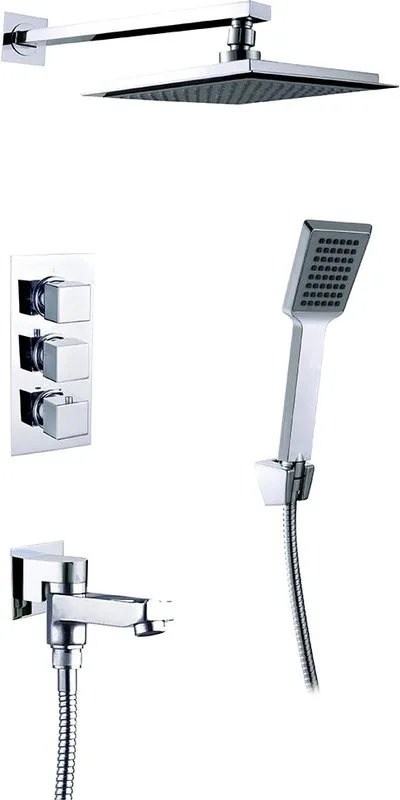 Душевой комплект Timo Tetra-Thermo SX-0199 /00, С ВНУТРЕННЕЙ ЧАСТЬЮ Sancos — официальный сайт