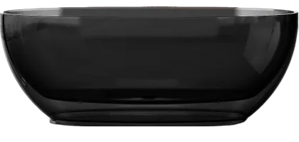 Акриловая ванна Abber Kristall AT9703 Onyx 170x75 см, отдельностоящая, черная, овальная, с донным кл Sancos — официальный сайт