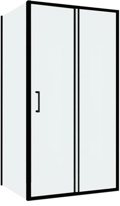 Душевой уголок Abber Schwarzer Diamant AG30100B5-S100B5 100x100, профиль черный, стекло прозрачное Sancos — официальный сайт
