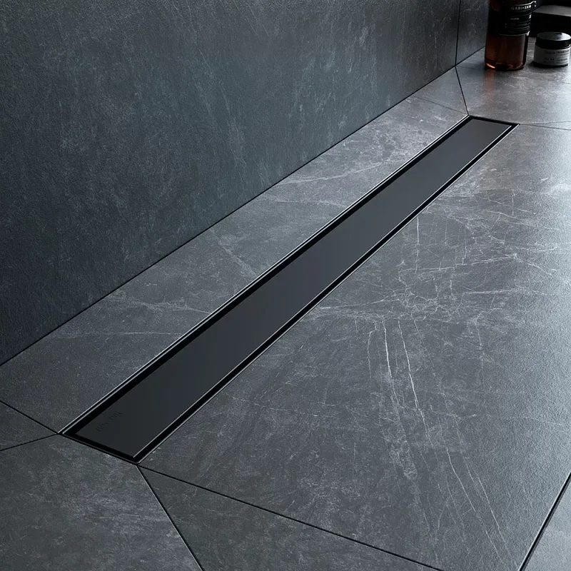 Душевой трап (лоток) AM.PM MasterFlow Tile 80 см, черный матовый Sancos — официальный сайт