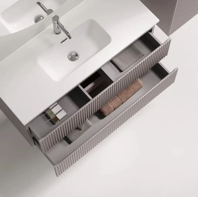 Тумба под раковину Sancos Snob R 100 подвесная Doha soft (пыльная роза), SNR100/39SM Sancos — официальный сайт