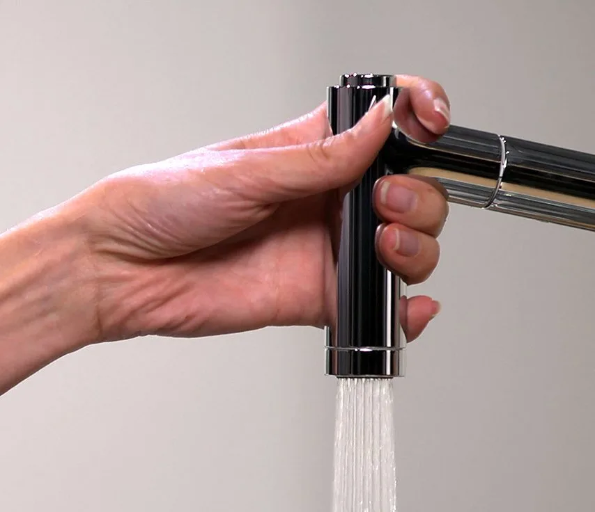 Смеситель для кухни Hansgrohe Metris 14820000 Sancos — официальный сайт