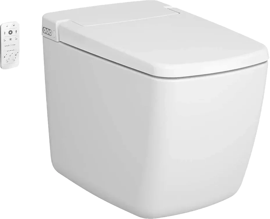 Умный унитаз напольный VitrA V-Care Prime 7232B403-6217 Sancos — официальный сайт