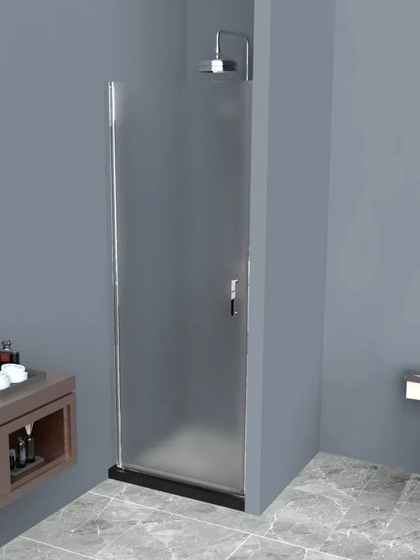 Душевая дверь в нишу BelBagno Uno B-1-75-P-Cr стекло текстурное Sancos — официальный сайт