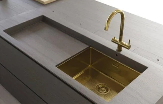 Смеситель для кухни Seaman Eco Venice SSN-1338-LG light gold Sancos — официальный сайт