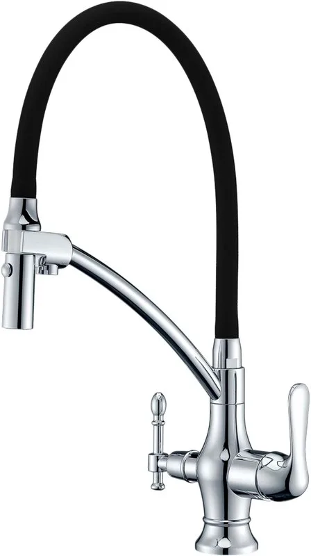 Смеситель для кухни Zorg Sanitary ZR 347-6 YF с гибким изливом Sancos — официальный сайт