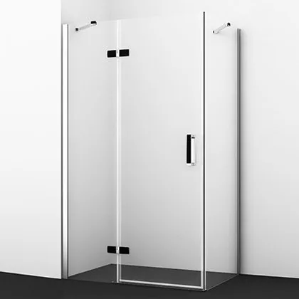 Душевой уголок Wasserkraft Aller 10H06LB black matt, 120x80 см Sancos — официальный сайт
