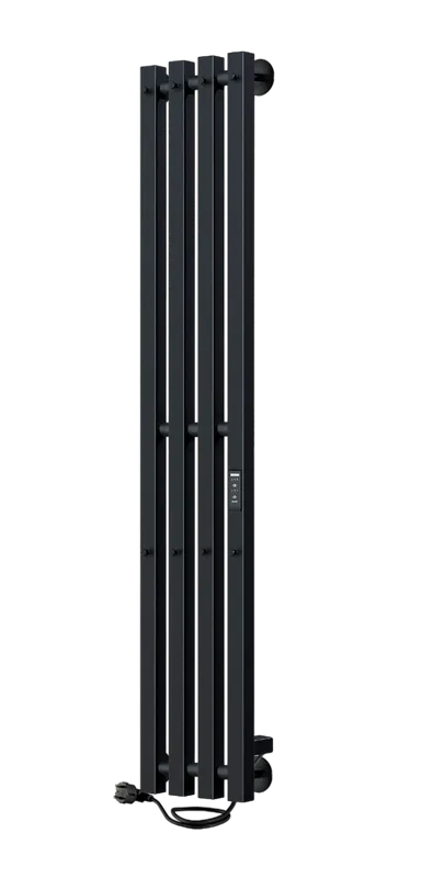Полотенцесушитель электрический Indigo Style 4 PRO LSPRE120-18BRRt 120х18, черный муар Sancos — официальный сайт