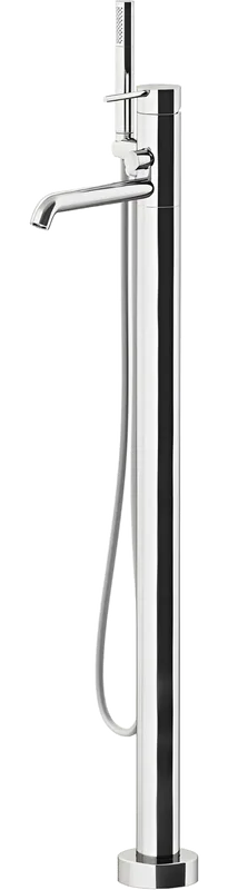 Напольный смеситель для ванны с душем Gattoni Circle Two 9108/91C0, хром Sancos — официальный сайт