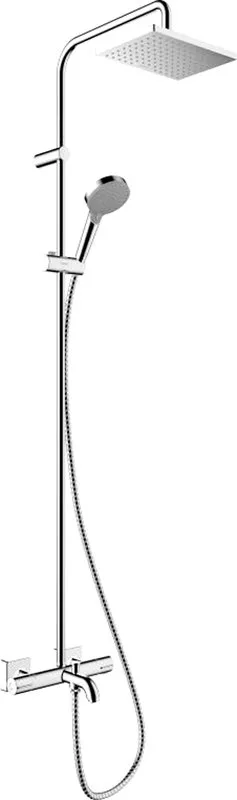 Душевая стойка Hansgrohe Vernis Shape 26284000 Showerpipe 230 1jet, с термостатом, хром Sancos — официальный сайт