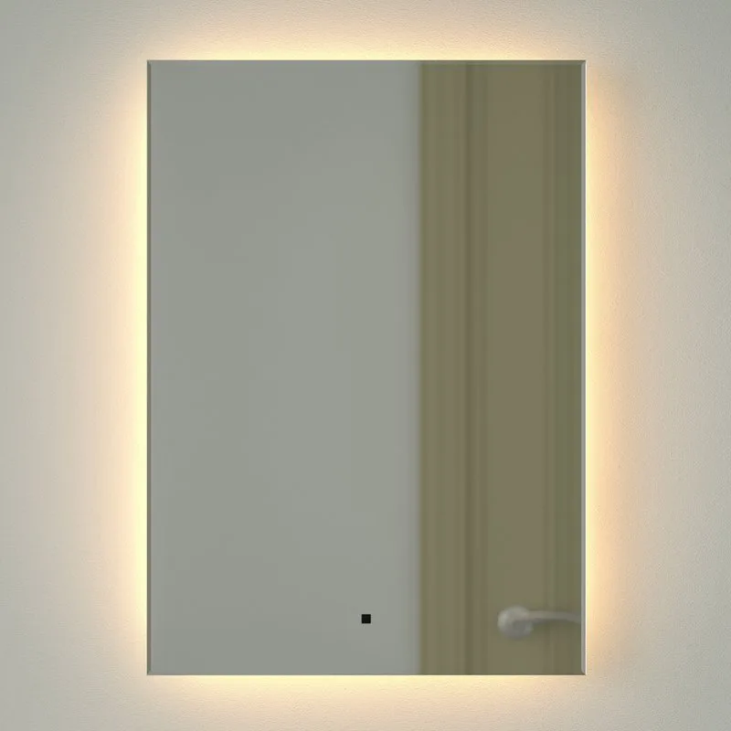 Зеркало Defesto Glow DF 2514R 50х70 с LED-подсветкой, 3000 K, инфракрасный выключатель