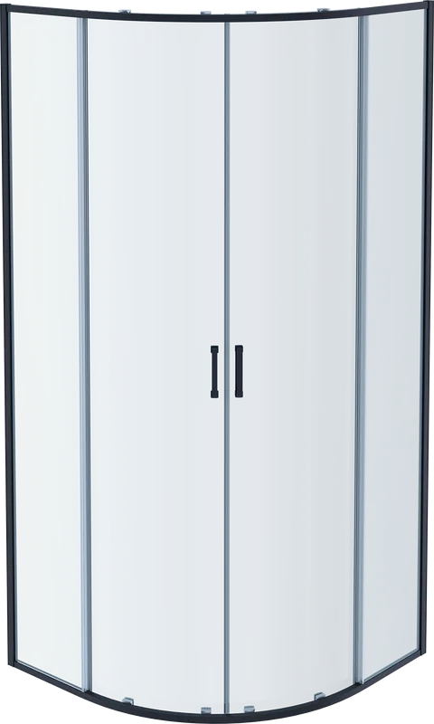 Душевой уголок AQUATEK AQ ARI RO 10020BL 100х100 см, черный матовый профиль Sancos — официальный сайт