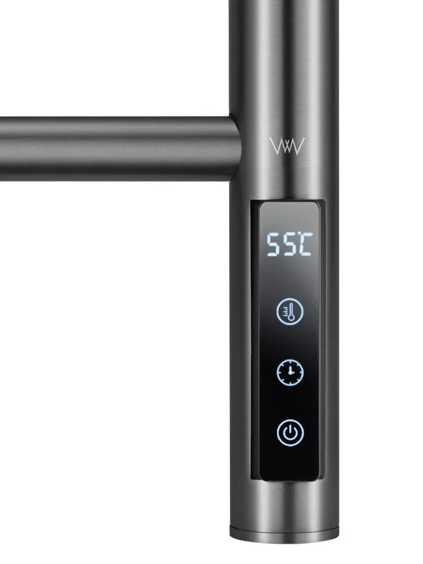 Полотенцесушитель электрический Wonzon & Woghand WW-AL409-GM темный графит Sancos — официальный сайт