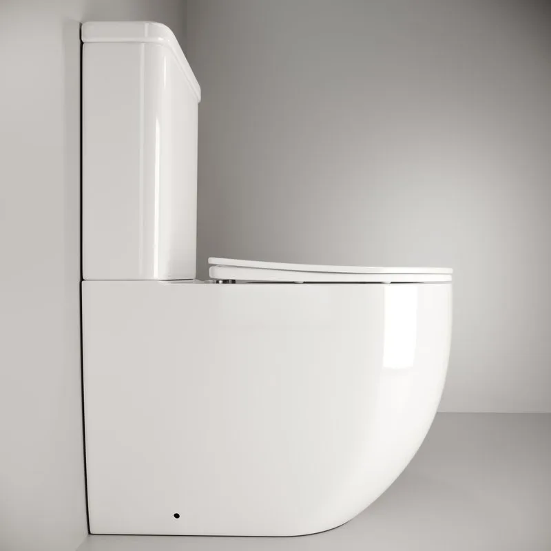 Унитаз-компакт напольный Ceramicanova Mia Rimless CN1801 Sancos — официальный сайт