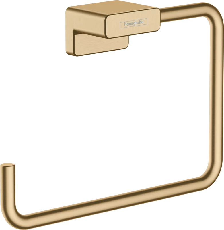 Полотенцедержатель Hansgrohe AddStoris 41754140 шлифованная бронза Sancos — официальный сайт