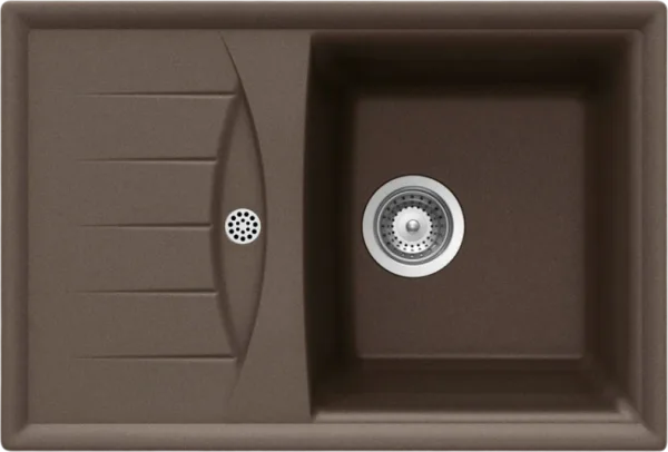 Мойка кухонная Schock Genius 45D Small (D-100S) Cristalite мокка Sancos — Оригинал