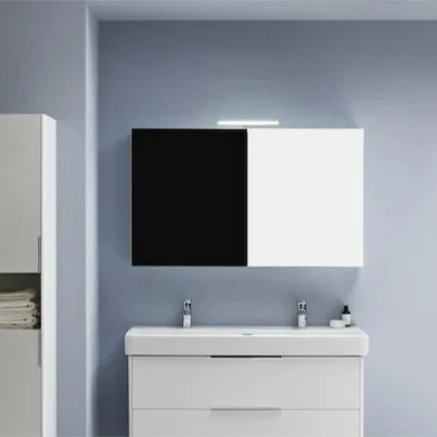 Зеркало-шкаф Laufen Base 100 белое глянцевое Sancos — официальный сайт