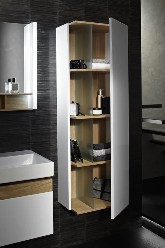Шкаф-пенал для ванной Jacob Delafon Terrace EB1179D R, белый лак Sancos — официальный сайт