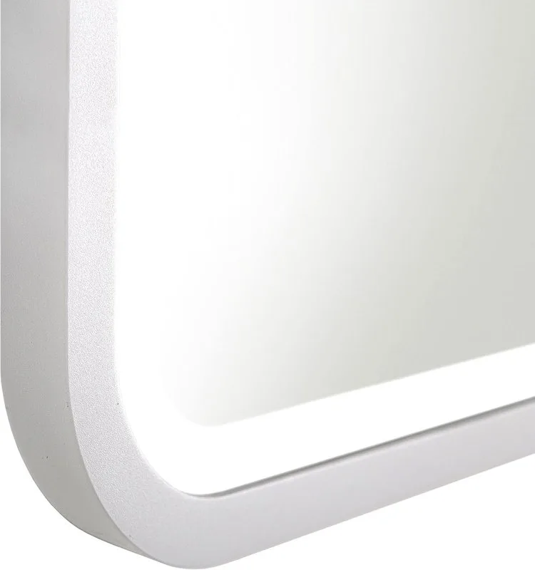 Зеркало Art&Max Genova White 80х80 белое, с LED-подсветкой, 6000К Sancos — официальный сайт