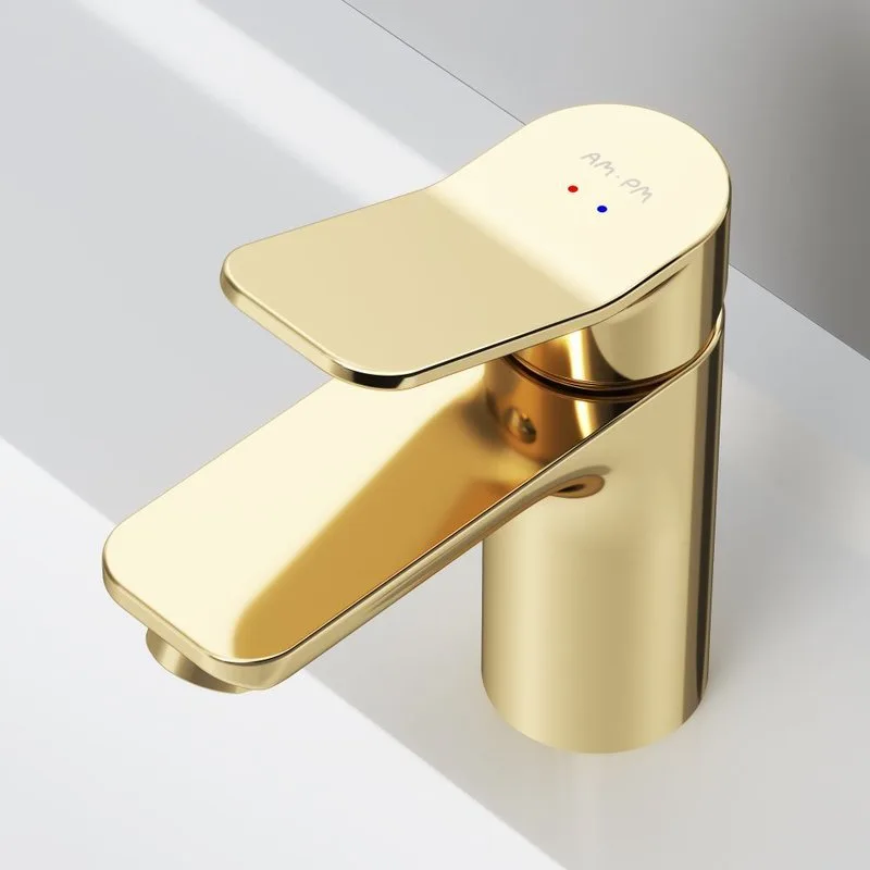 Смеситель для раковины AM.PM X-Joy F85A02199 золото Sancos — официальный сайт