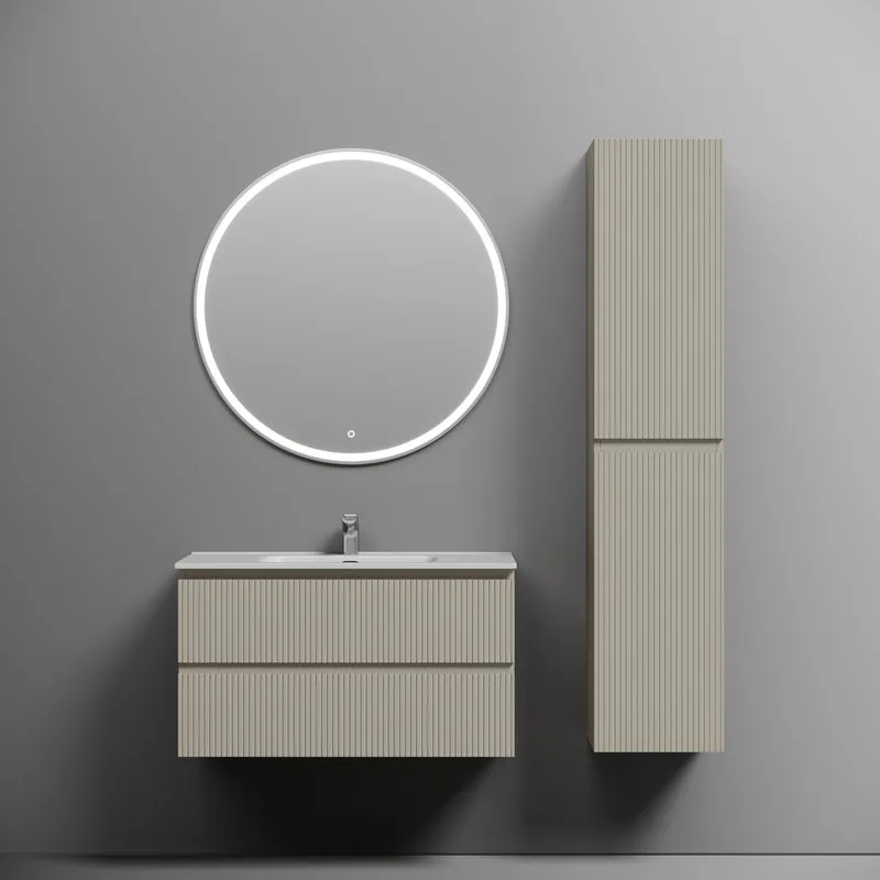 Тумба с раковиной Sancos Snob T 90 beige soft, раковина CN7002 Sancos — официальный сайт