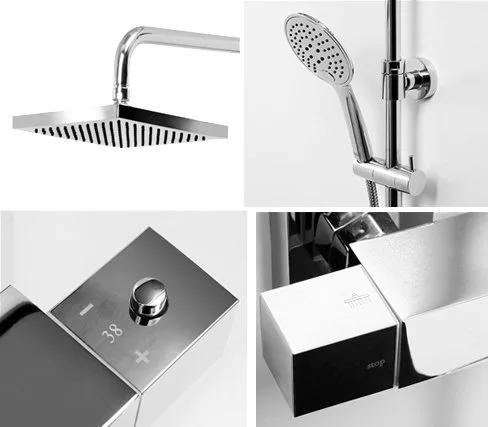 Душевая стойка Wasserkraft A15502 Thermo Sancos — официальный сайт