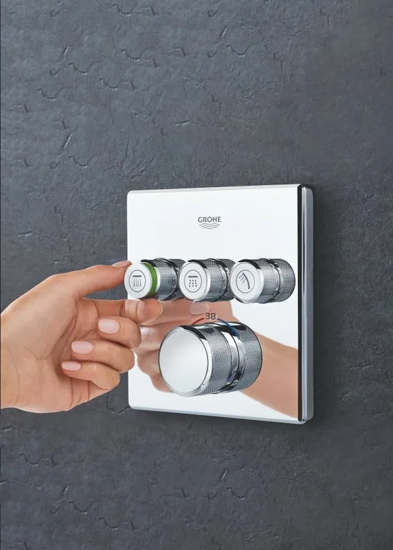Душевой комплект Grohe Grohtherm SmartControl 34706000, С ВНУТРЕННЕЙ ЧАСТЬЮ Sancos — официальный сайт