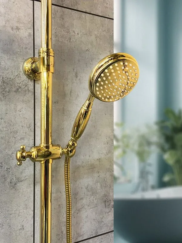 Душевая стойка AltroBagno Beatrice 030408 Or, золото Sancos — официальный сайт