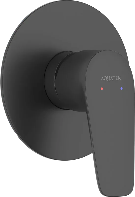 Встраиваемый смеситель AQUATEK Бетта AQ1166MB С ВНУТРЕННЕЙ ЧАСТЬЮ, матовый черный Sancos — официальный сайт