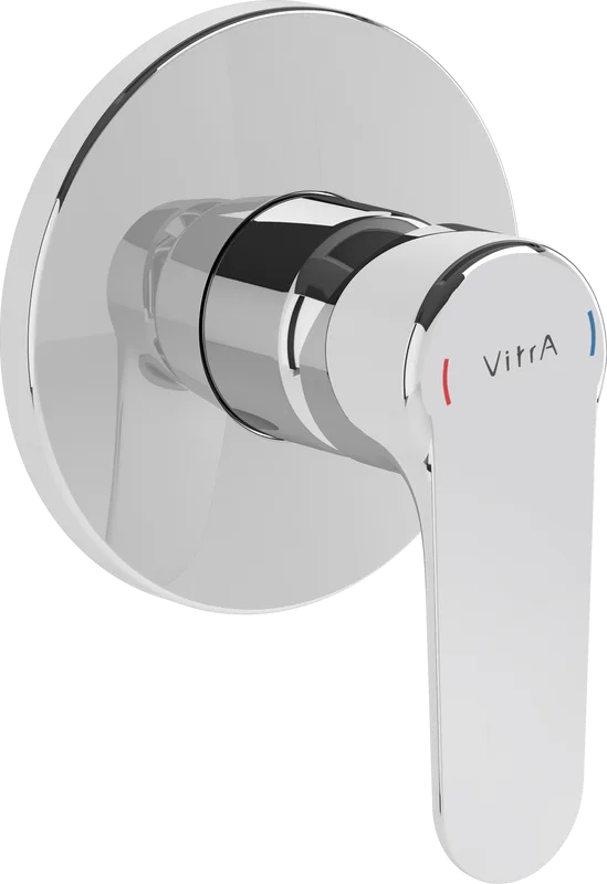 Встраиваемый смеситель VitrA Root Round A42728EXP хром Sancos — официальный сайт