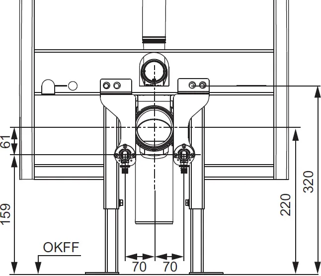 Установочный комплект для унитаза TECE One 9880056 со смывным бачком Octa 8 см Sancos — официальный сайт