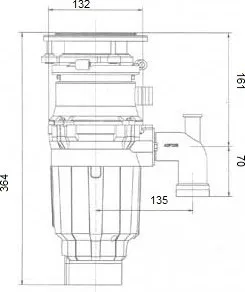 Измельчитель отходов Bone Crusher BC 610-AS Sancos — Оригинал