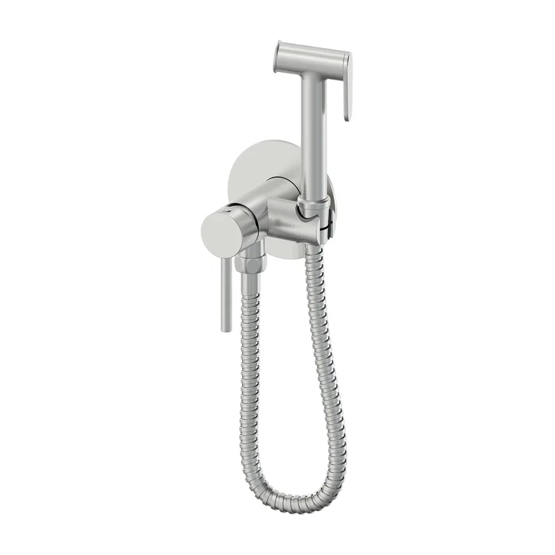Гигиенический душ Oliveeka Y OL-829902-BN С ВНУТРЕННЕЙ ЧАСТЬЮ, никель матовый Sancos — официальный сайт