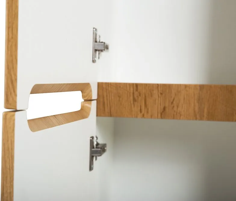 Шкаф-пенал для ванной BelBagno Etna 40 L rovere  nature Sancos — официальный сайт