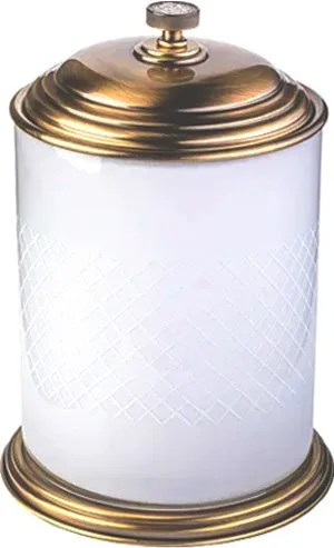 Мусорное ведро Boheme Royal Cristal Bronze стекло Sancos — официальный сайт