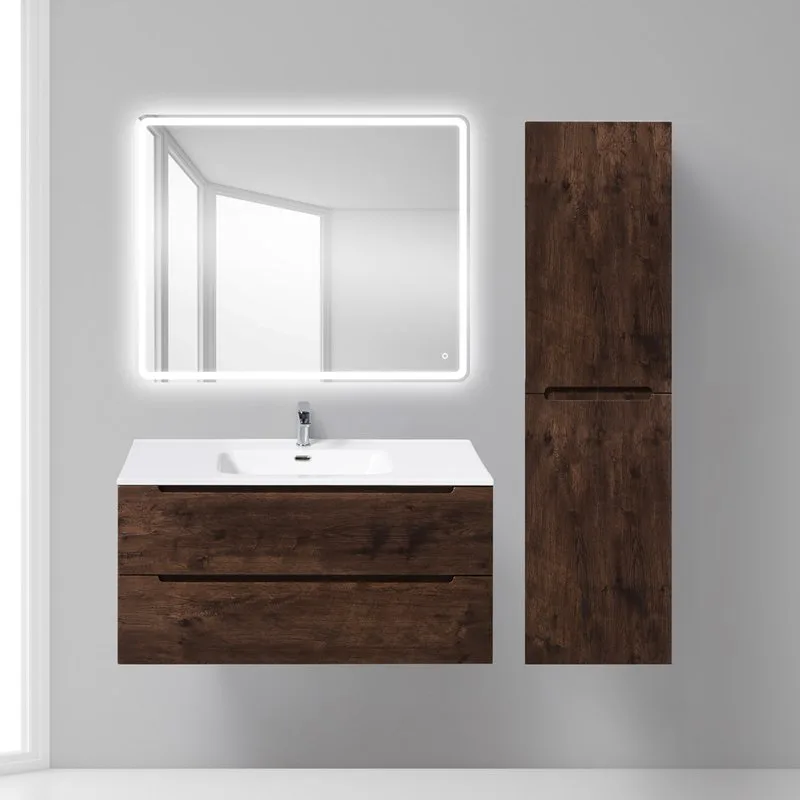 Тумба под раковину без столешницы BelBagno Etna 100 rovere moro Sancos — официальный сайт