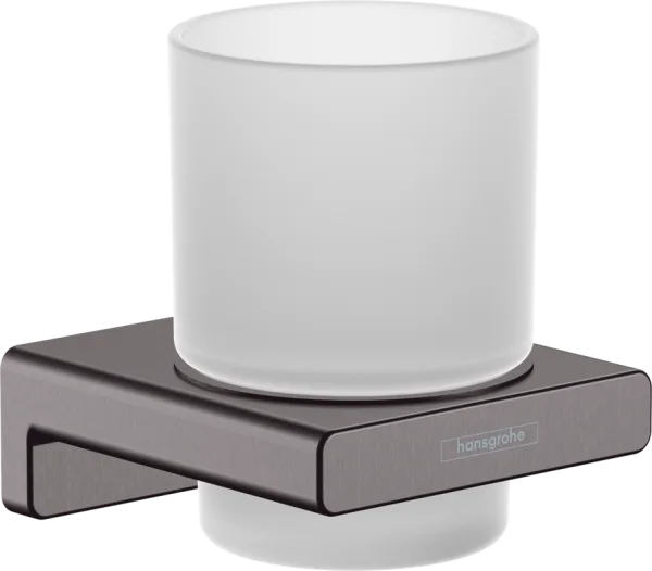 Стакан Hansgrohe AddStoris 41749340 шлифованный черный хром