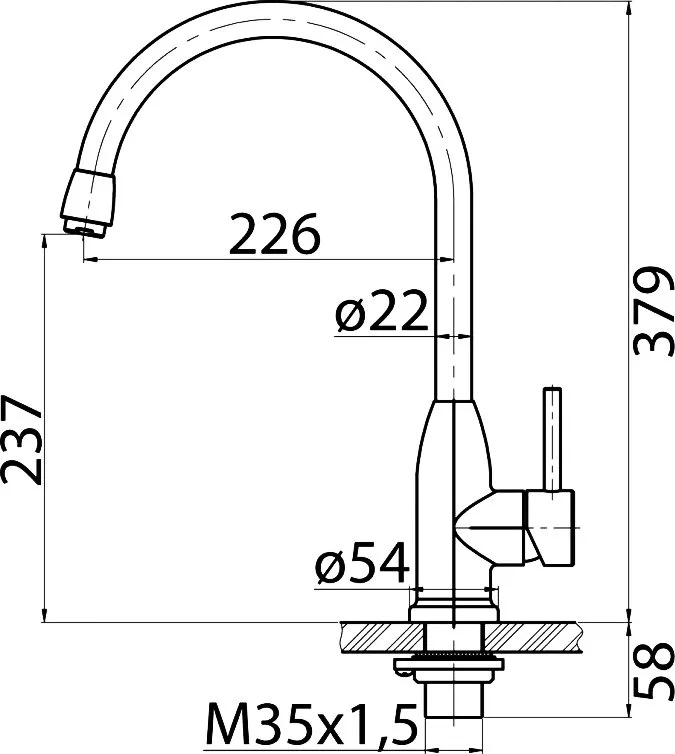 Смеситель для кухни BelBagno BB-LAM09B-IN Sancos — официальный сайт