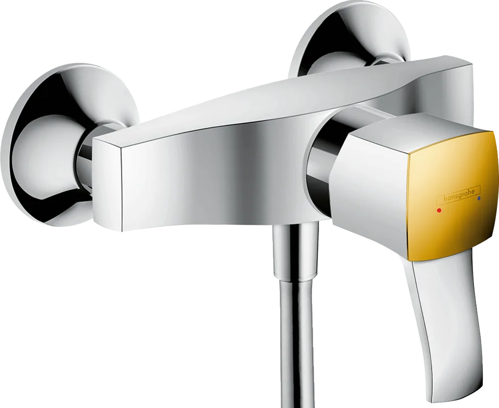Смеситель для душа Hansgrohe Metropol Classic 31360090 хром - золото Sancos — официальный сайт