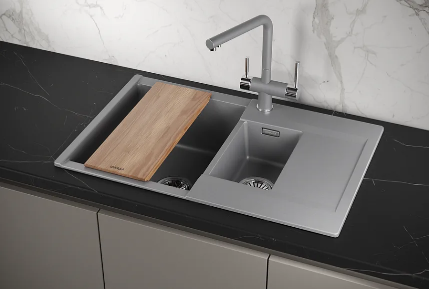 Мойка кухонная Granula Estetica 7808, алюминиум Sancos — официальный сайт